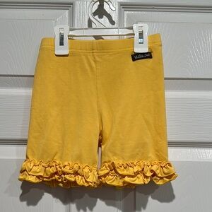 Matilda Jane Yellow Ruffle Kids Shorts